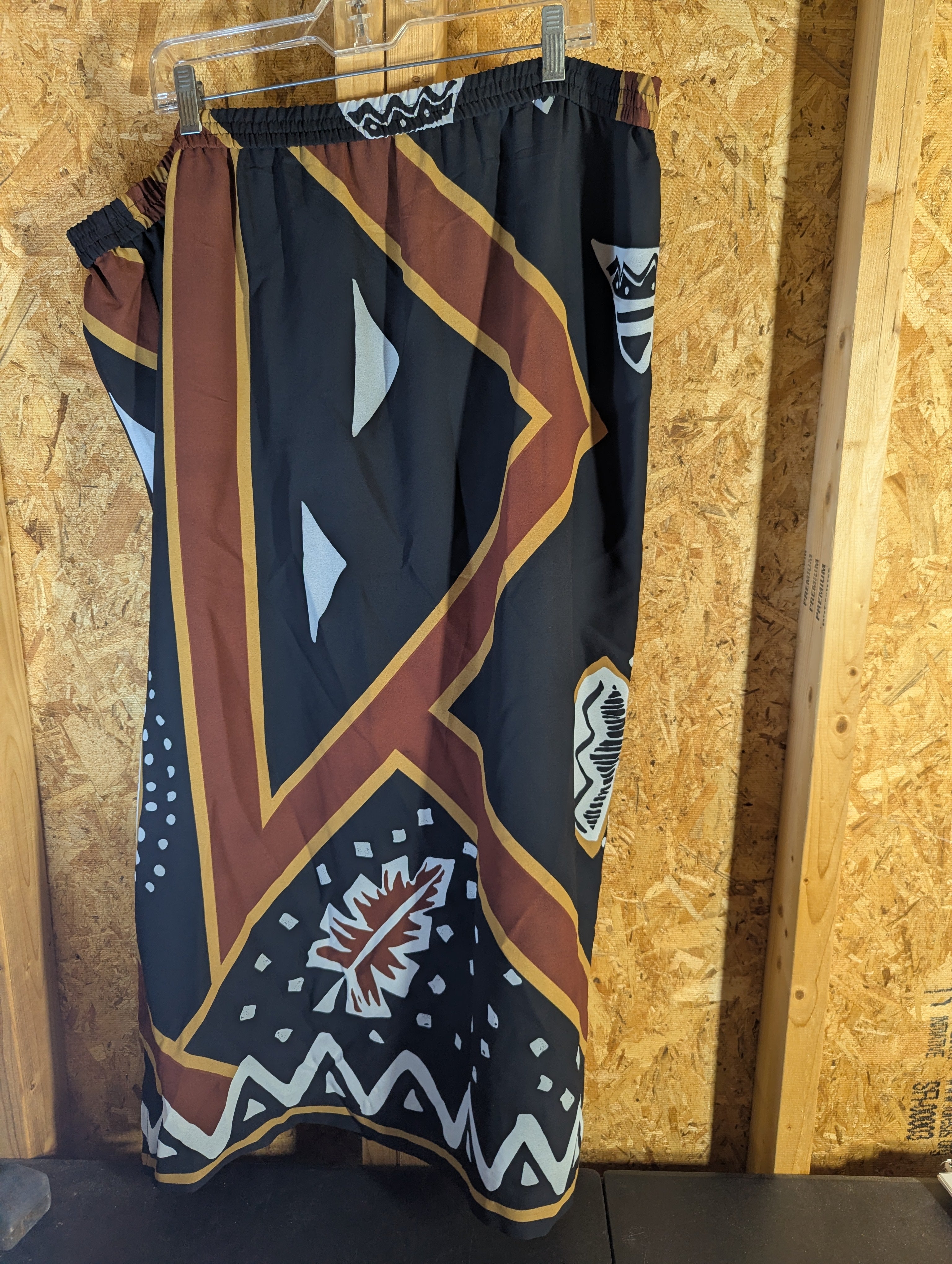 Mosaic size 3x polyester lined skirt