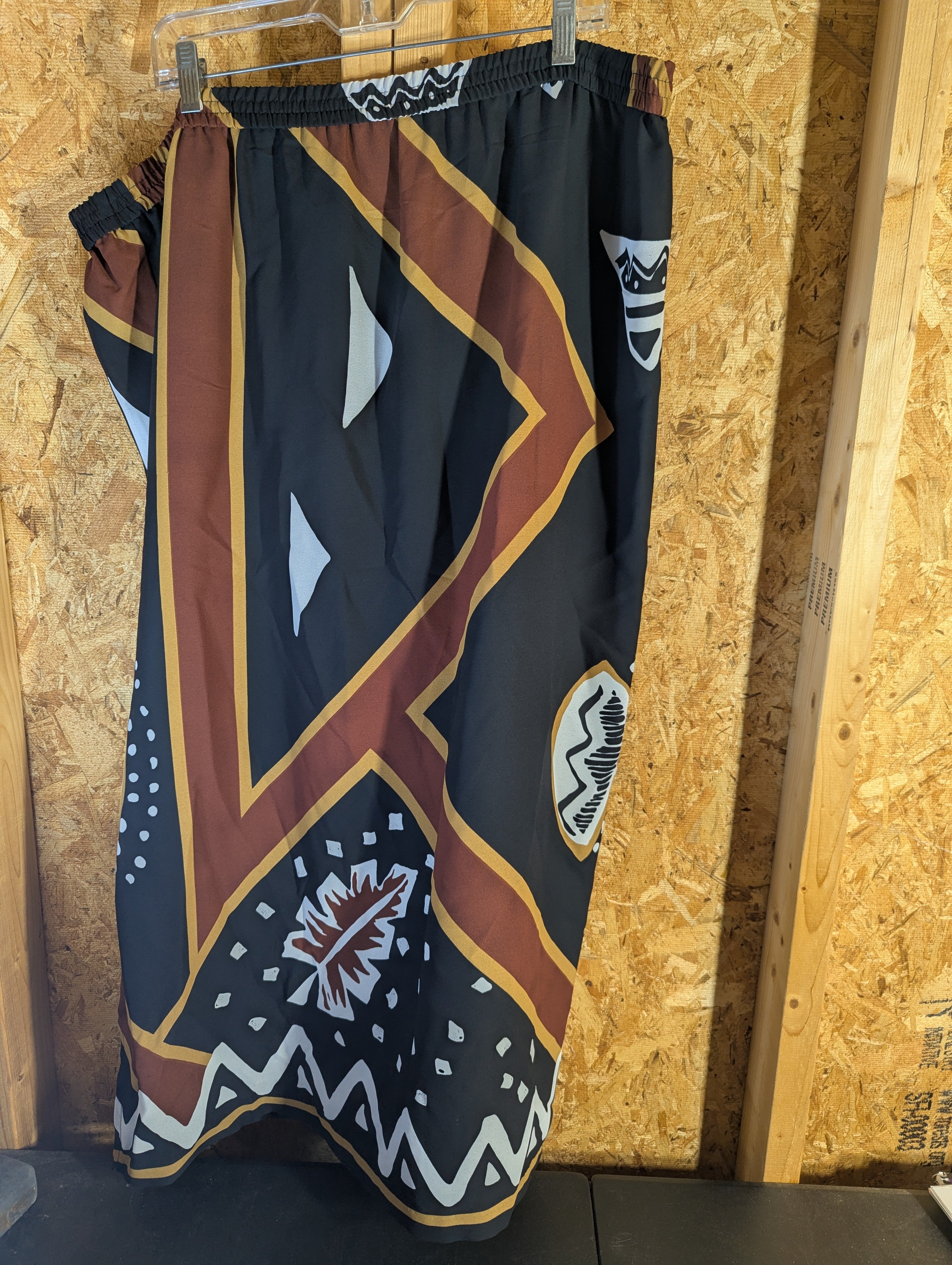 Mosaic size 3x polyester lined skirt